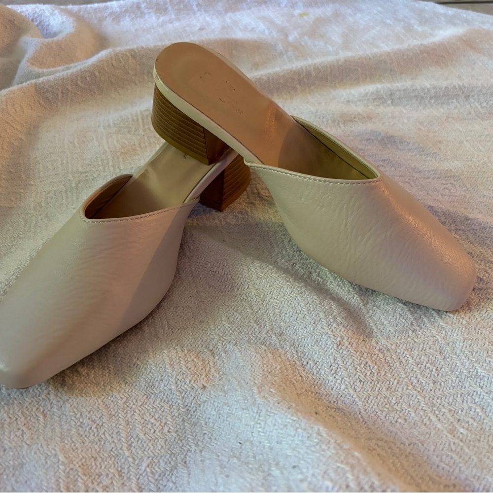 Cream heels